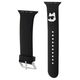 Strap for APPLE WATCH 4 / 5 / 6 / 7 / 8 / SE (38 / 40 / 41 MM) Karl Lagerfeld Strap 3D Rubber Choupette Head (KLAWMSLCNK) black 3666339190118