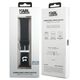 Strap for APPLE WATCH 4 / 5 / 6 / 7 / 8 / SE (38 / 40 / 41 MM) Karl Lagerfeld Strap 3D Rubber Choupette Head (KLAWMSLCNK) black 3666339190118