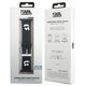 Strap for APPLE WATCH 4 / 5 / 6 / 7 / 8 / SE (38 / 40 / 41 MM) Karl Lagerfeld Strap 3D Rubber Karl&Choupette Heads (KLAWMSLKCNK) black 3666339190071