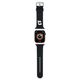 Strap for APPLE WATCH 4 / 5 / 6 / 7 / 8 / SE (38 / 40 / 41 MM) Karl Lagerfeld Strap 3D Rubber Karl Head (KLAWMSLKNK) black 3666339127374