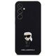 Original Case SAMSUNG GALAXY S23 FE Karl Lagerfeld Silicone Ikonik Metal Pin (KLHCS23FEMHKNPK) black 3666339218645