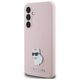 Original Case SAMSUNG GALAXY S23 FE Karl Lagerfeld Silicone Choupette Metal Pin (KLHCS23FESMHCNPP) pink 3666339218690
