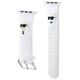 Strap for APPLE WATCH 38 / 40 / 41 MM Karl Lagerfeld Strap 3D Rubber Karl&Choupette Heads (KLAWMSLKCNH ) white 3666339190095