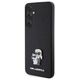 Original Case SAMSUNG GALAXY S24+ Karl Lagerfeld Hardcase Saffiano Karl & Choupette Metal Pin (KLHCS24MPSAKCMPK) black 3666339242039