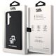 Original Case SAMSUNG GALAXY S24+ Karl Lagerfeld Hardcase Saffiano Karl & Choupette Metal Pin (KLHCS24MPSAKCMPK) black 3666339242039