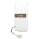 Original Case IPHONE 13 MINI Guess Hardcase 4G Brown Strap Charm (GUHCP13SKB4GBR) transparent 3666339023393
