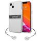 Original Case IPHONE 13 MINI Guess Hardcase 4G Grey Strap Charm (GUHCP13SKB4GGR) transparent 3666339023355