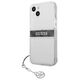 Original Case IPHONE 13 MINI Guess Hardcase 4G Grey Strap Charm (GUHCP13SKB4GGR) transparent 3666339023355