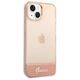 Original Case IPHONE 14 PLUS Guess Hardcase Translucent pink 3666339088354