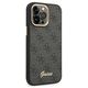 Original Case IPHONE 14 PRO MAX Guess Hard Case 4G Vintage Gold Logo (GUHCP14XHG4SHK) black 3666339065232