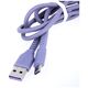 Maxlife MXUC-04 cable USB - USB-C 1,0 m 3A purple 5900495875211