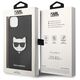 Karl Lagerfeld case for iPhone 14 Pro Max 6,7&quot; KLHCP14XSAPCHK black PU Saffiano case with Choupette Head Patch 3666339076986