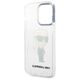 Karl Lagerfeld case for iPhone 14 Pro Max 6,7&quot; KLHCP14XHNIKTCT transparent hardcase Ikonik Karl Lagerfeld 3666339087111