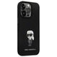 Original Case IPHONE 14 PRO MAX Karl Lagerfeld Silicone Ikonik Metal Pin (KLHCP14XSMHKNPK) black 3666339165987