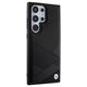 Original Case SAMSUNG GALAXY S24 ULTRA BMW Hardcase Signature Leather Crossing Lines Pattern (BMHCS24L23RCGPK) black 3666339242640