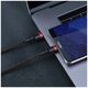USB-C PD Baseus Cable Cafule PD 2.0 QC 3.0 60W 1m (black and red) 6953156285217