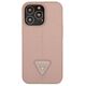 Original Case IPHONE 14 PRO MAX Guess Hardcase Saffianotriangle Logo (GUHCP14XPSATLP) pink 3666339065515
