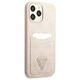 Case IPHONE 13 PRO Guess Hardcase 4G Triangle Logo Cardslot (GUHCP13LP4TPP) pink 3666339047740