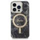 Original Case IPHONE 14 PRO MAX Guess Hardcase Marble MagSafe + Wireless Charger (GUBPP14SHMEACSH) black 3666339103149