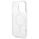 Original Case IPHONE 14 PRO MAX Guess Hardcase Marble MagSafe + Wireless Charger (GUBPP14SHMEACSH) black 3666339103149