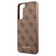 Original Case SAMSUNG GALAXY S23 Guess Hard Case 4G Metal Gold Logo (GUHCS23SG4GFBR) brown 3666339116989