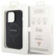 Original Case IPHONE 14 PRO Guess Hardcase Saffiano MagSafe (GUHMP14LPSAHMCK) black 3666339155742