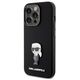 Original Case APPLE IPHONE 15 PRO Karl Lagerfeld Silicone Ikonik Metal Pin (KLHCP15LSMHKNPK) black 3666339166014