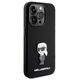 Original Case APPLE IPHONE 15 PRO Karl Lagerfeld Silicone Ikonik Metal Pin (KLHCP15LSMHKNPK) black 3666339166014