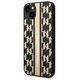 Original Case IPHONE 14 PLUS Karl Lagerfeld Hardcase Monogram Stripe (KLHCP14MPGKLSKW) brown 3666339084851