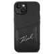 Original Case IPHONE 14 PLUS Karl Lagerfeld Signature Logo Cardslot (KLHCP14MCSSK) black 3666339094287