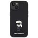 Original Case APPLE IPHONE 15 Karl Lagerfeld Silicone Ikonik Metal Pin (KLHCP15SSMHKNPK) black 3666339165994