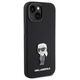 Original Case APPLE IPHONE 15 Karl Lagerfeld Silicone Ikonik Metal Pin (KLHCP15SSMHKNPK) black 3666339165994