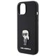 Original Case APPLE IPHONE 15 Karl Lagerfeld Silicone Ikonik Metal Pin (KLHCP15SSMHKNPK) black 3666339165994