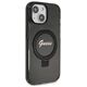 Original Case APPLE IPHONE 15 Guess Hardcase Ring Stand Script Glitter MagSafe (GUHMP15SHRSGSK) black 3666339156329
