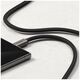 Cable PD 240W 1m USB-C - USB-C Ringke USB 3.2 GEN 2X2 black 8809961785061