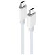 Maxlife MXUC-05 cable USB-C - USB-C 1,0 m 60W white 5900495985187