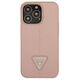 Original Case IPHONE 13 PRO Guess Hardcase Saffianotriangle Logo (GUHCP13LPSATLP) pink 3666339040413