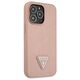 Original Case IPHONE 13 PRO Guess Hardcase Saffianotriangle Logo (GUHCP13LPSATLP) pink 3666339040413
