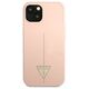 Case IPHONE 13 Guess Hardcase Silicone Triangle (GUHCP13MSLTGP) pink 3666339041007
