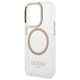 Original Case IPHONE 14 PRO MAX Guess Hard Case Metal Outline Magsafe (GUHMP14XHTRMD) gold 3666339069735