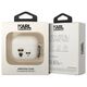 Original Case APPLE AIRPODS 3 Karl Lagerfeld Silicone Karl & Choupette (KLACA3SILKCW) white 3666339088217