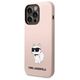 Case IPHONE 14 PRO MAX Karl Lagerfeld Hardcase Silicone Choupette (KLHCP14XSNCHBCP) pink 3666339086718
