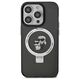Original Case APPLE IPHONE 15 PRO Karl Lagerfeld Hardcase Ring Stand Karl&Choupettte MagSafe (Klhmp15lhmrskck) black 3666339169138
