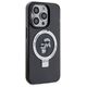Original Case APPLE IPHONE 15 PRO Karl Lagerfeld Hardcase Ring Stand Karl&Choupettte MagSafe (Klhmp15lhmrskck) black 3666339169138