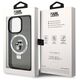 Original Case APPLE IPHONE 15 PRO Karl Lagerfeld Hardcase Ring Stand Karl&Choupettte MagSafe (Klhmp15lhmrskck) black 3666339169138