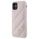 Original Case IPHONE 11 / XR Karl Lagerfeld Diagonal Quilted Script (KLHCP13MPQDSMGK) pink 3666339252403