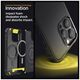 Case APPLE IPHONE 15 PRO MAX Spigen Rugged Armor MagSafe Matte black 8809896749107
