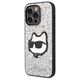 Original Case IPHONE 14 PRO Karl Lagerfeld Hardcase Glitter Choupette Patch (KLHCP14LG2CPS) silver 3666339099459