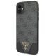 Original Case IPHONE 11 Guess Hardcase 4G Triangle Collection GUHCN61PU4GHBK gray 3666339016272
