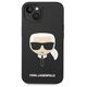 Original Case IPHONE 14 PLUS Karl Lagerfeld Harcase Silicone Karl's Head Magsafe (KLHMP14MSLKHBK) black 3666339078003